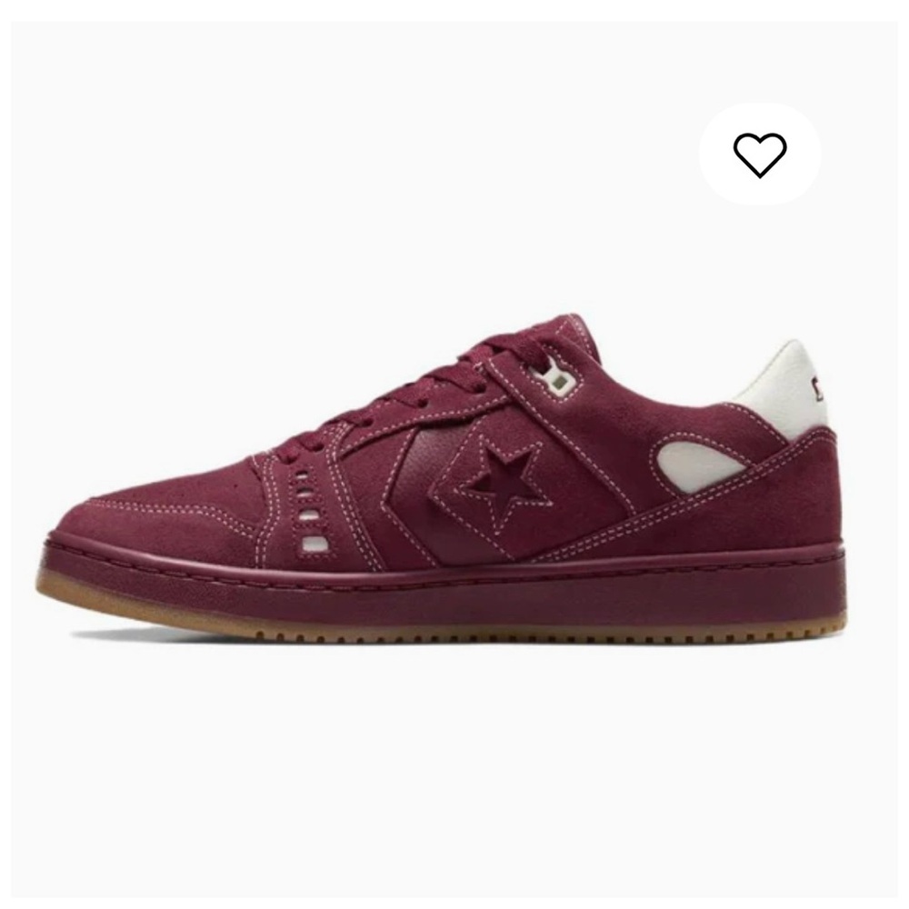 Converse Men’s AS-1 Pro Suede Skate Shoes. Dark Burgundy & Egret. Size 9.5 NWT - Picture 4 of 16